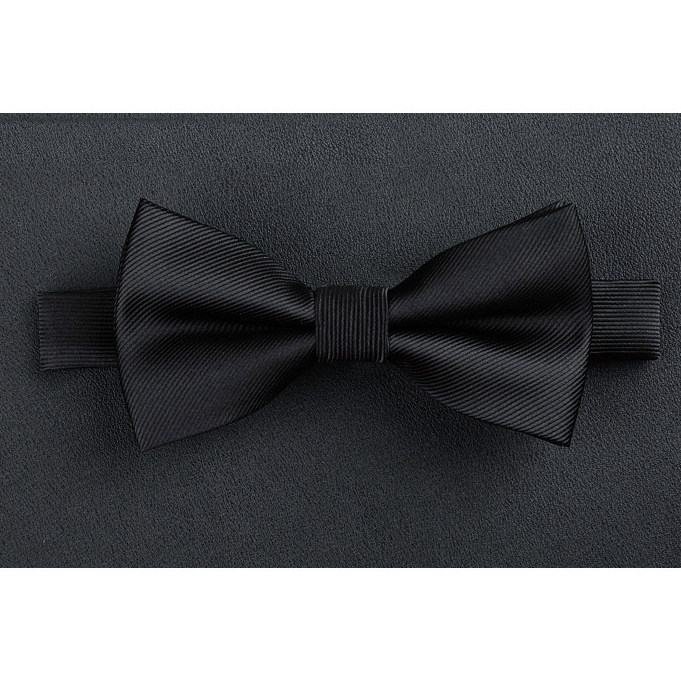 Cà vạt bản nhỏ 6cm màu đen, Nơ cài cổ, Khăn cài túi cùng màu, cavat phong cách Hàn Quốc, Cravat chú rể, dự tiệc CBC-613