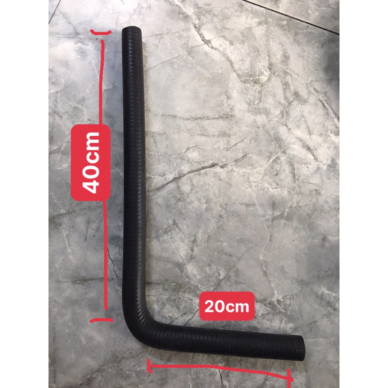 Ống cao su két nước chữ L dài