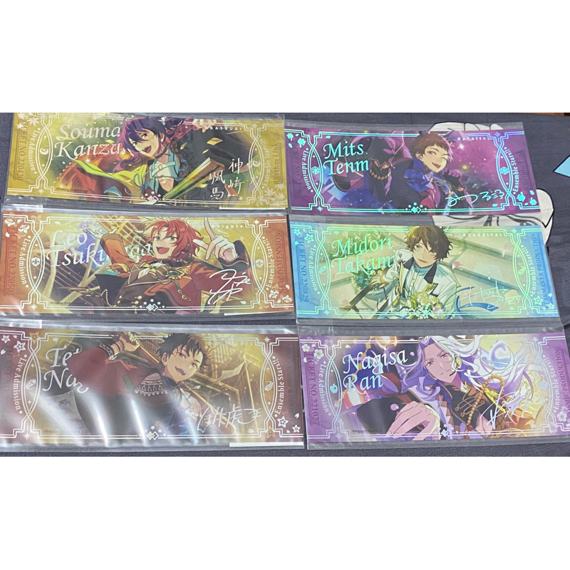 Vé ticket ver 3 nhân vật Ensemble Stars