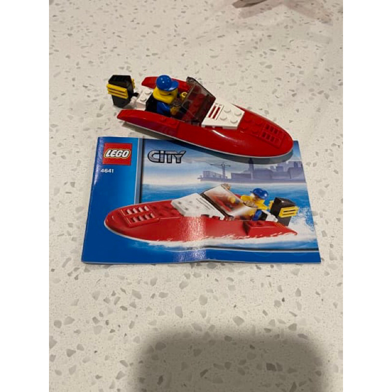 Đồ chơi Lego mini City Police ATV, Speed Boat, chính hãng