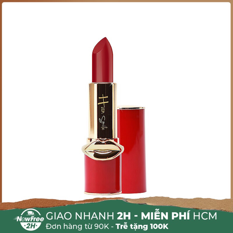 Son thỏi lì Hansmile Mystic Lipstick 3.5g màu Burgundy
