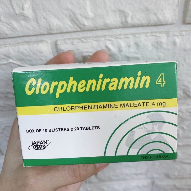 Clorpheniramin 4mg DHG