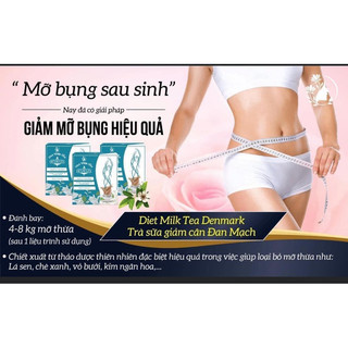 Trà sữa đan mạch giảm cân an toàn hiệu quả giảm 4-6 kg một liệu trình