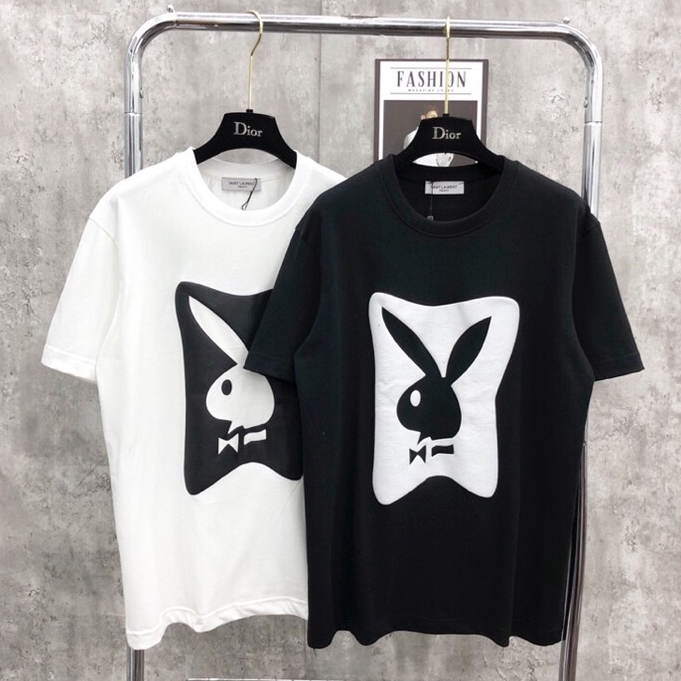 Áo Thun Thỏ Playboy Hình In Nhiệt Cực Nét - Áo Phông Chất Liệu Cotton Thoáng Mát Form Dáng Nam Nữ Hot Trend 2023.