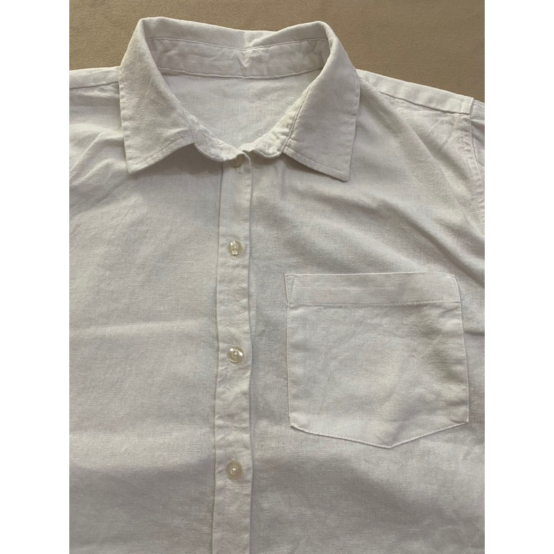 Áo sơ mi nữ dáng rộng vải linen xuất khẩu - Thanh lý vnxk