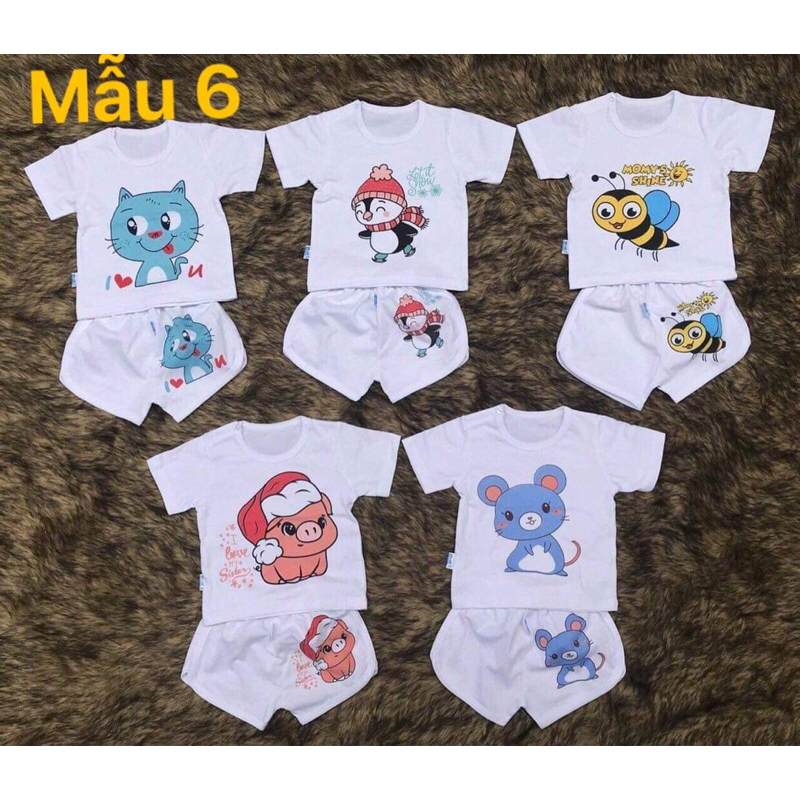 Set 5 bộ ba lỗ đùi, cộc đùi cho bé trai bé gái