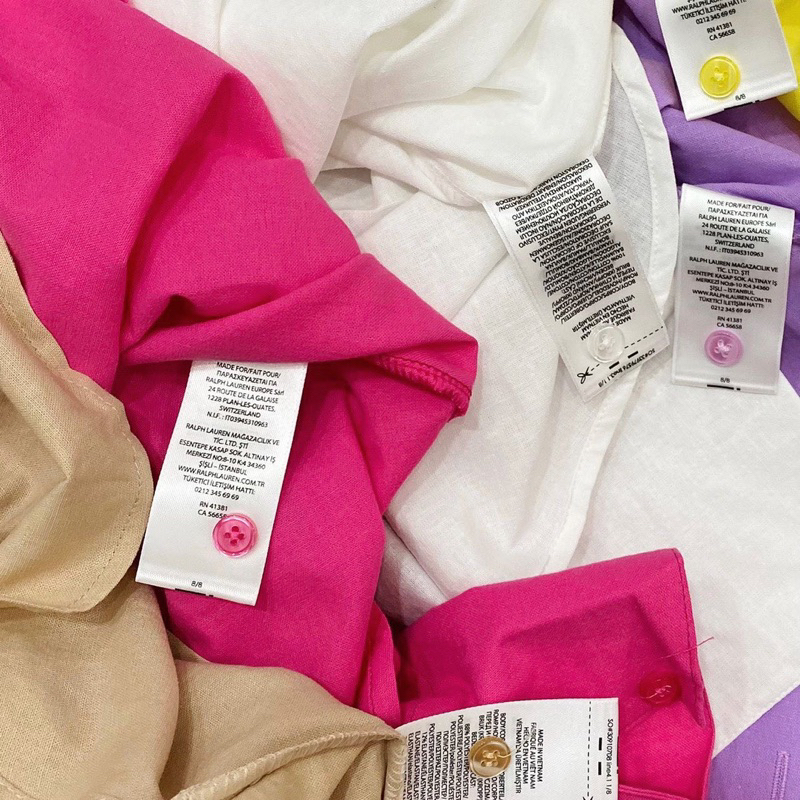 Sơmi thêu polo tay dài  -