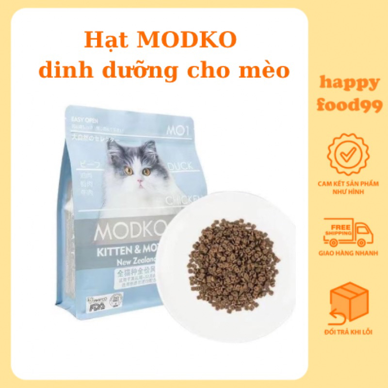 Hạt Cho Mèo Con Modko Thức Ăn Khô Dinh Dưỡng Cho Mèo Bầu Và Mọi Lứa Tuổi Surica (1,5kg)