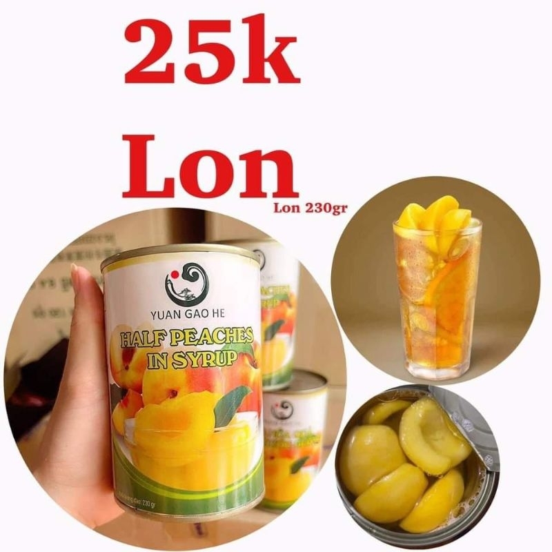 ĐÀO NGÂM YUAN GAO HE GIÒN THƠM NGON HỘP 430GR