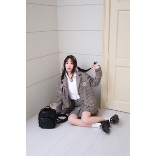 Set áo vest + chân váy xếp ly (UNIFORM SET)