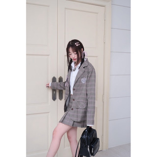 Set áo vest + chân váy xếp ly (UNIFORM SET)