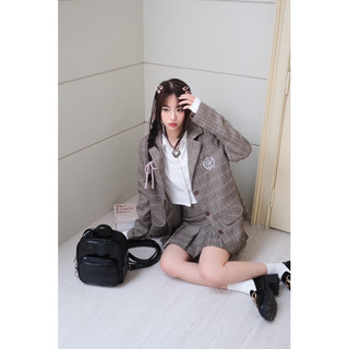 Set áo vest + chân váy xếp ly (UNIFORM SET)