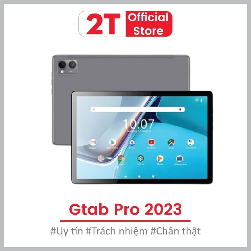 Máy tính bảng Gtab 10 Pro 2023 ram 8/128 màn sắc nét đẹp hỗ trợ 4G+Wifi