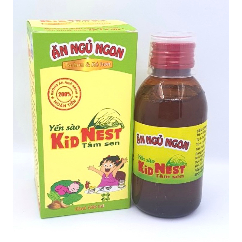 SIRO YẾN SÀO KID NEST TÂM SEN 150ml