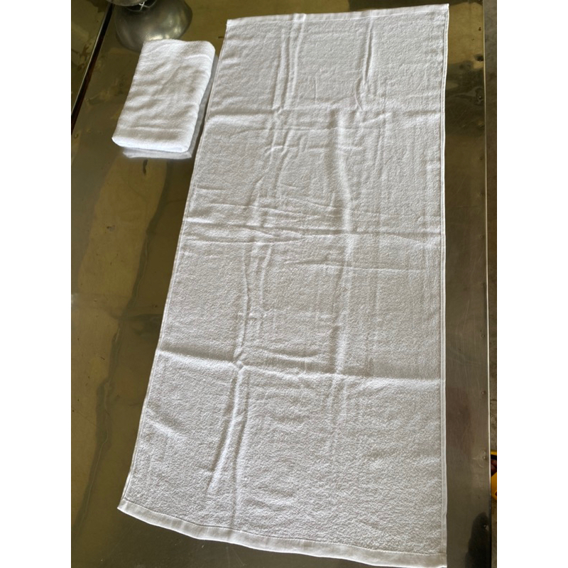 Khăn tắm trắng nhà nghỉ 50x100 cm 150 gr siêu rẻ siêu đẹp | BigBuy360 - bigbuy360.vn