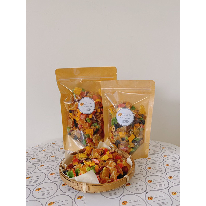 Trái Cây Sấy Dẻo mix | 300-400-500gr | Đặc sản Đà Lạt