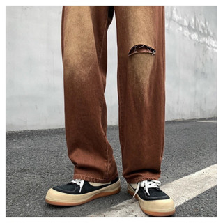 Quần Jeans Nam Nữ From Rộng Dáng Suông, Quần Bò Loang Màu. Thời Trang Unisex Phong Cách Hàn Quốc