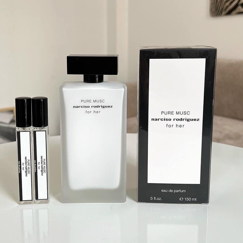 Nước hoa chiết nữ Narciso Rodriguez Pure Musc For Her EDP 10ml - Narciso Trắng chiết 10ml