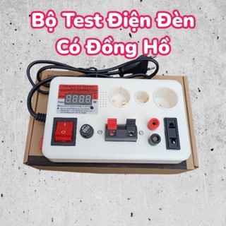 Thiết Bị Thử Điện Máy Đo Công Suất Tiêu Thụ Bộ Test Bóng Đèn Có Đồng Hồ Hiển Thị Công Suất