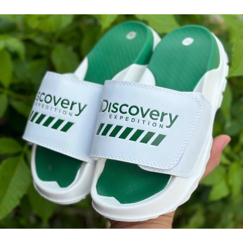 [ Tặng Hộp] Dép Disscovery loại đẹp màu Xanh lục