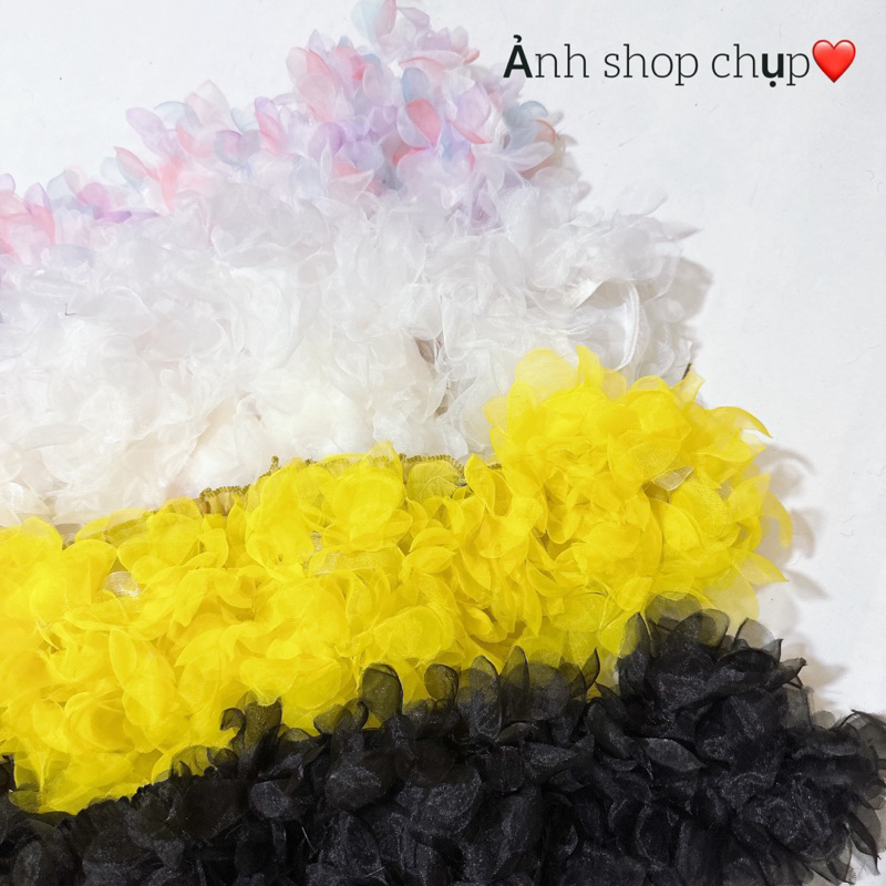 Áo Ống Lưới Bèo Croptop Nhún Lưng Dây Trong | BigBuy360 - bigbuy360.vn