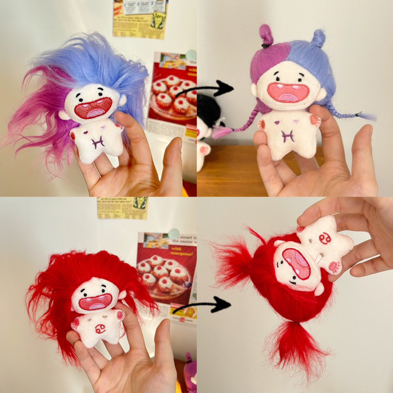 Búp bê 12 cung hoàng đạo tóc rối bù đáng yêu