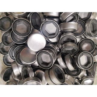 Chuẩn inox 304. sáng bóng đẹp. bịt ốc. nắp chụp vít trụ cầu thang kính tròn inox. đầu vít 13mm