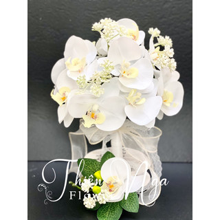 Hoa Lan lụa, hoa cưới cầm tay cô dâu 121