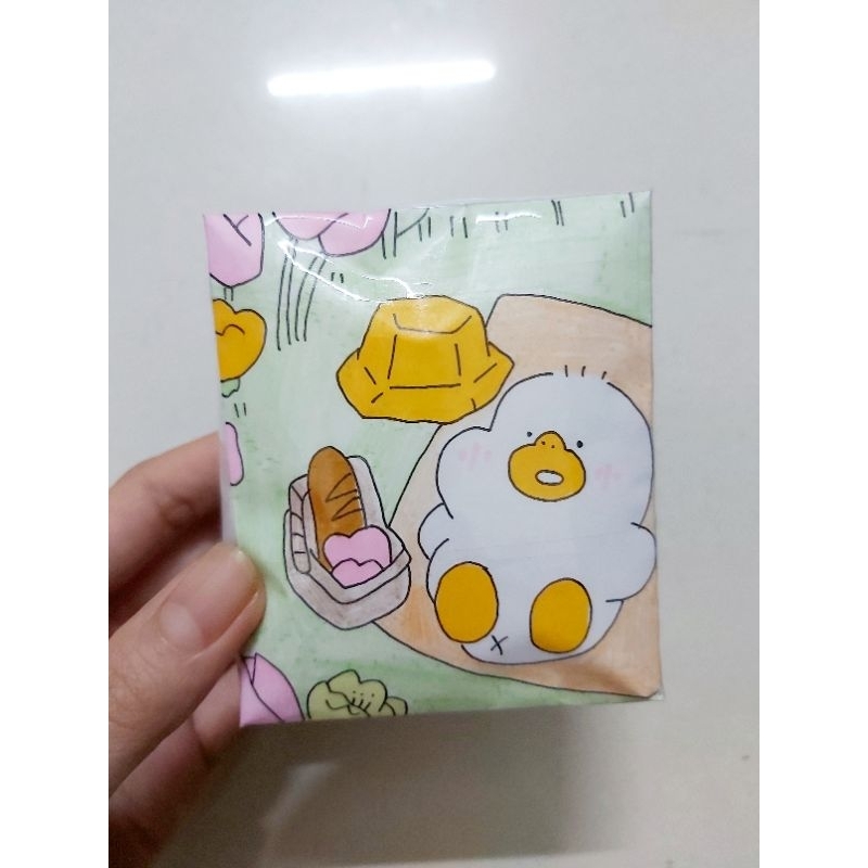 Squishy giấy vịt dễ thương chậm tăng