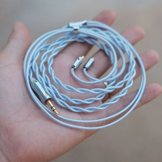 Cáp nâng cấp cho tai nghe mmcx, 2pin dây đồng mạ bạc occ litz.