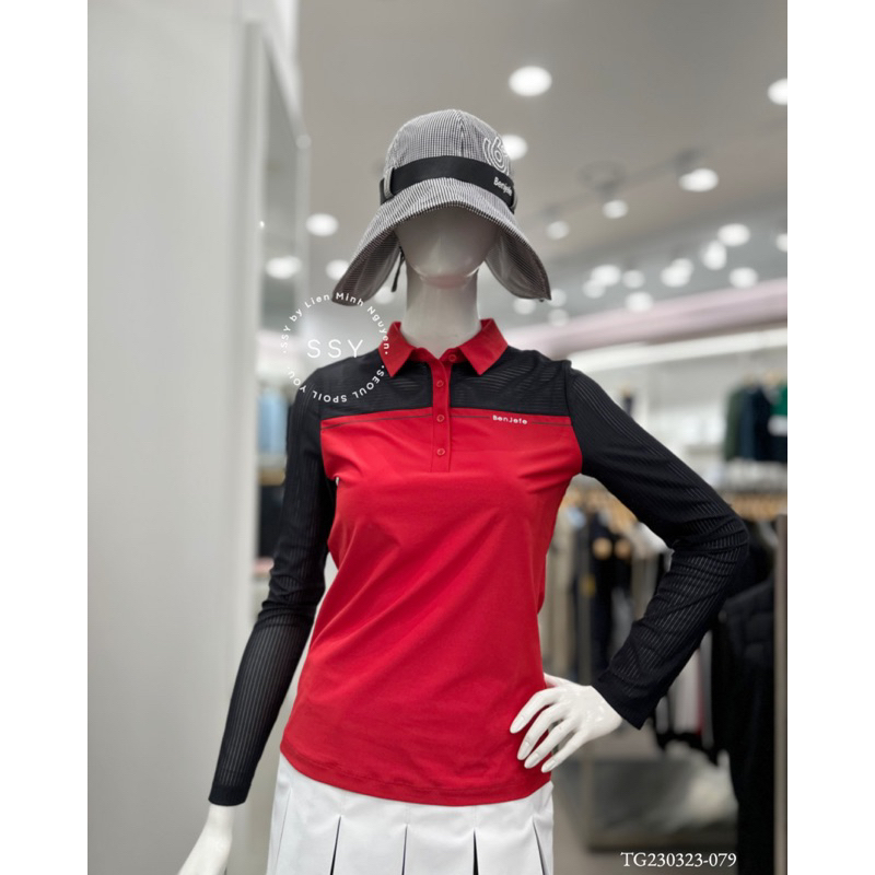 Áo Golf thun tay lưới thoáng khí Benjefe - Thương hiệu Golf cao cấp Hàn Quốc TG230323-079