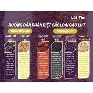 combo 3kg gạo lứt đen dẻo ĐIỆN BIÊN