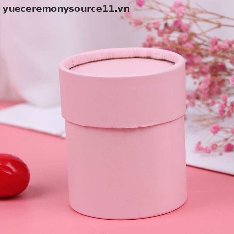 Hộp giấy đựng hoa hình tròn