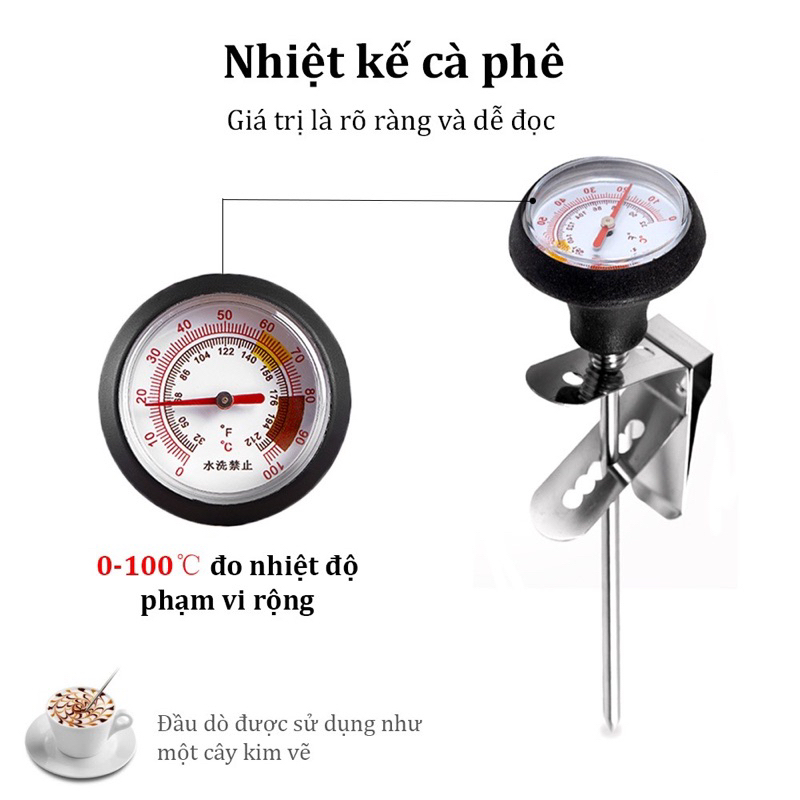 Bình pour over cao cấp bằng thép không gỉ có quai cầm chống bỏng