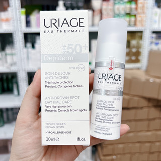 URIAGE KEM CHỐNG NẮNG LÀM ĐỀU MÀU DA, SÁNG DA DEPIDERM SPF50+ SOIN DE JOUR ANTI-TACHES 30ML