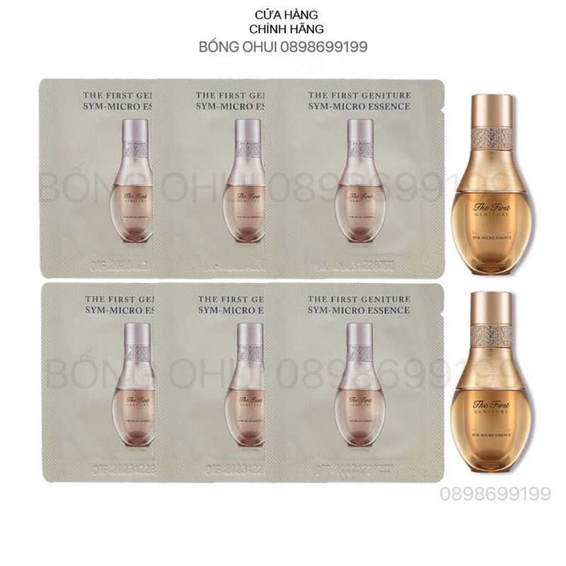 Gói Tinh Chất Siêu Vi Ohui The First Sym Micro Essence Dưỡng Da Trắng Sáng Đều Màu, Da Hồng Hào Đầy Sức Sống
