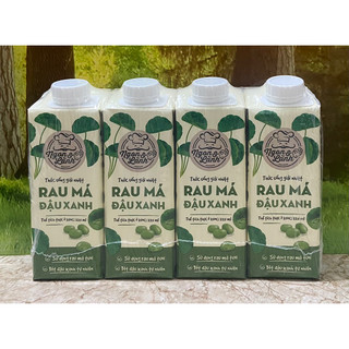 1 Lốc Rau Má Đậu Xanh Ngon Lành /4 Hộp x225ml