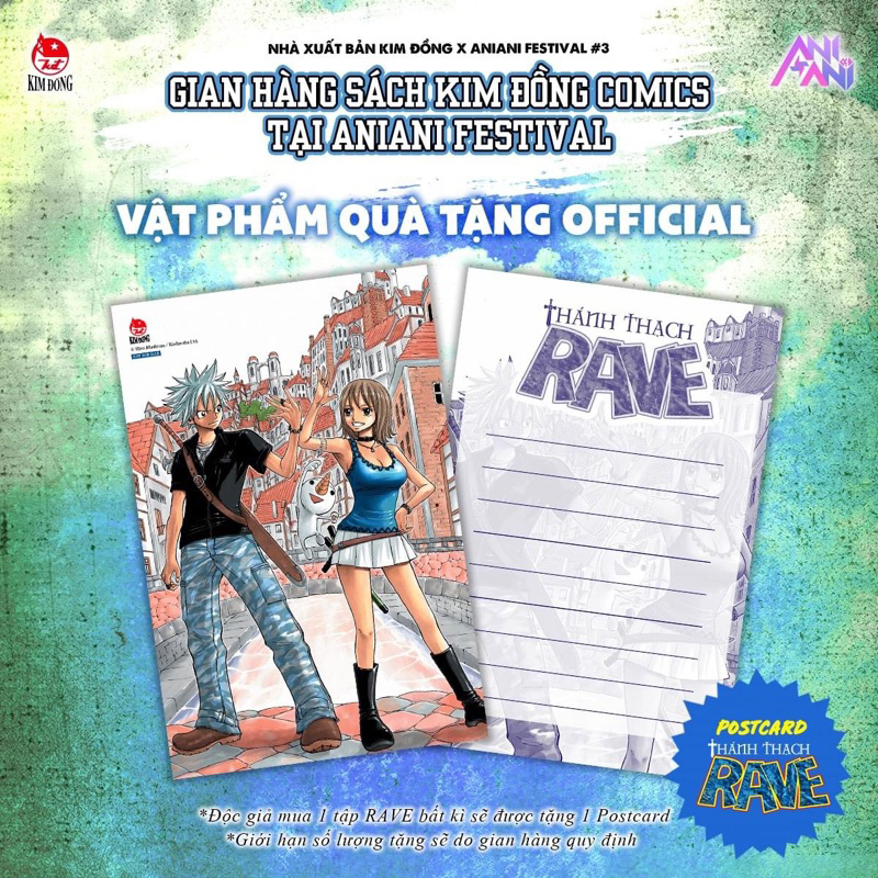 Postcard Thánh thạch Rave fes Aniani