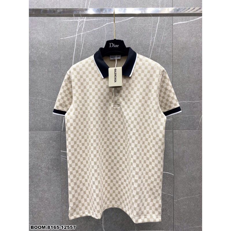 Áo polo hè nam nữ in hoạ tiết đơn giản,ảnh thật, đủ size S M L XL