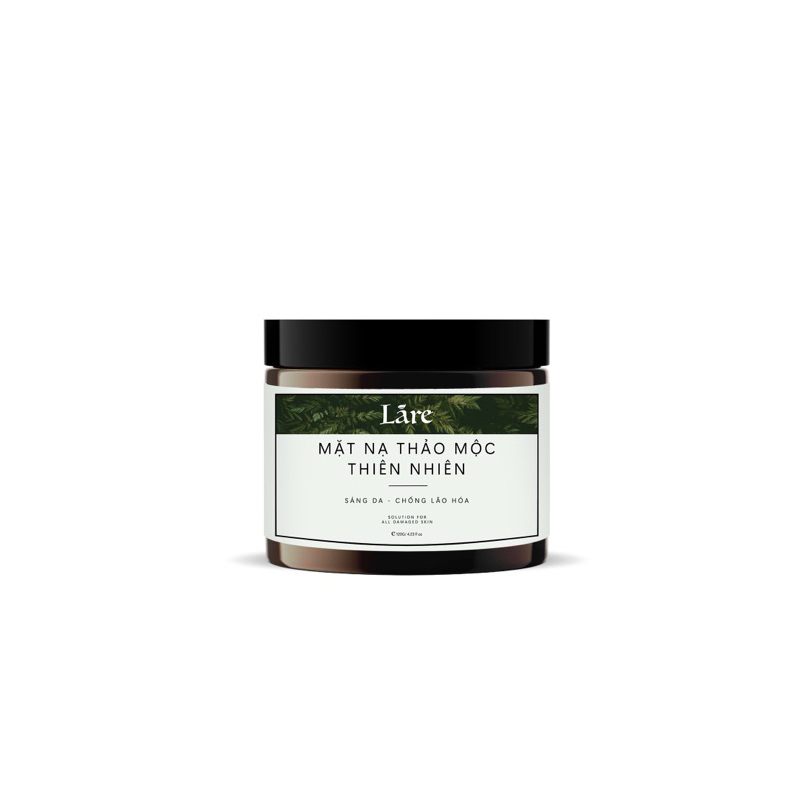 Mặt Nạ Thảo Mộc láre Thiên Nhiên Giảm Mụn Se Khít Lỗ Chân Lông 120g - TD004