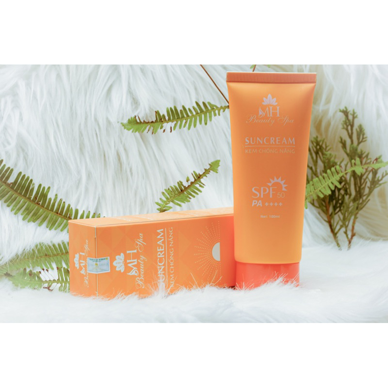 Kem chống nắng căng bóng Mh spa