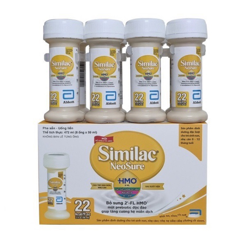 loc 4 Ống Sữa Nước Similac 22 kcal 59ml