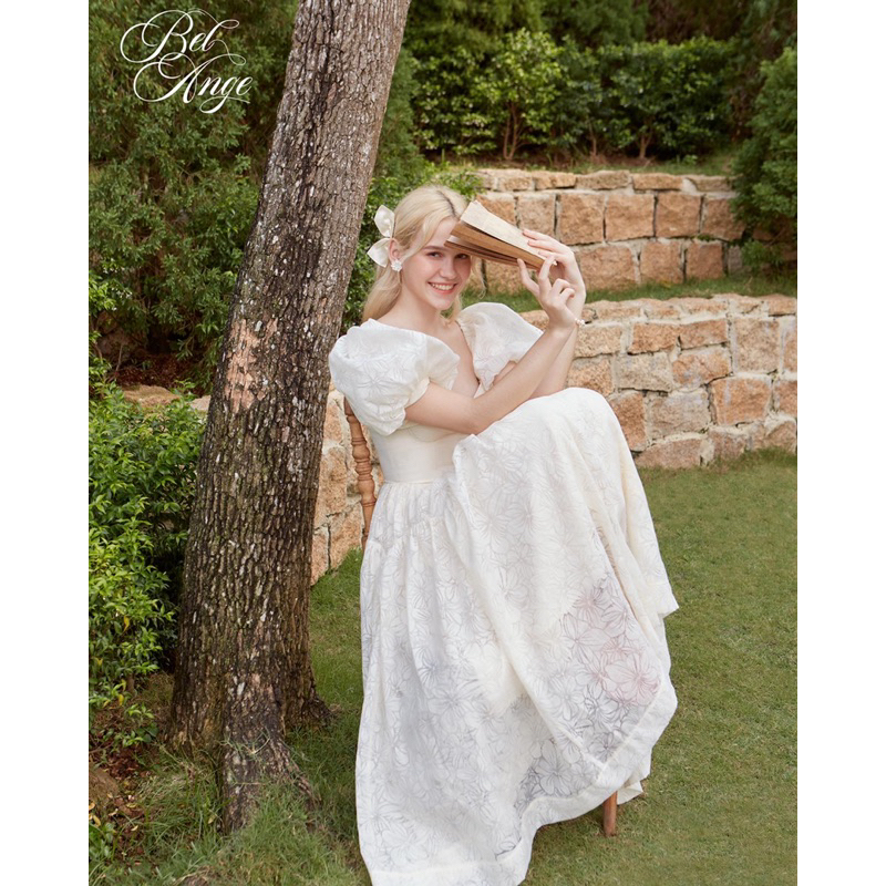 Bel Ange - Đầm dáng dài tay phồng phong cách công chúa Stella Dress