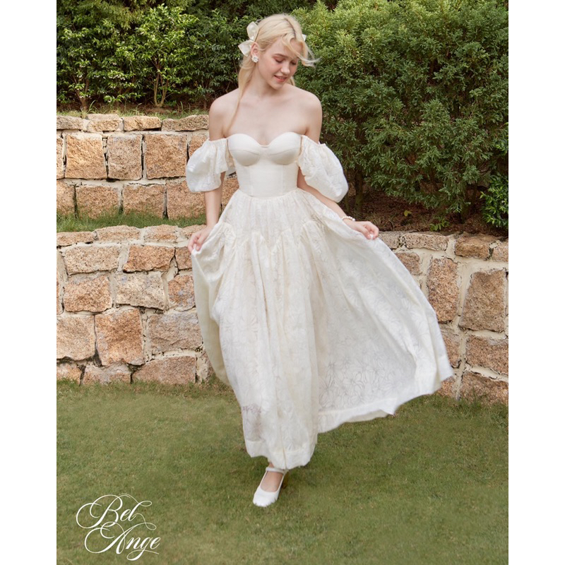 Bel Ange - Đầm dáng dài tay phồng phong cách công chúa Stella Dress