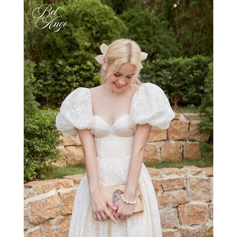 Bel Ange - Đầm dáng dài tay phồng phong cách công chúa Stella Dress