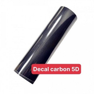 Decal carbon 5d cao cấp dán oto, xe máy, sẵn keo