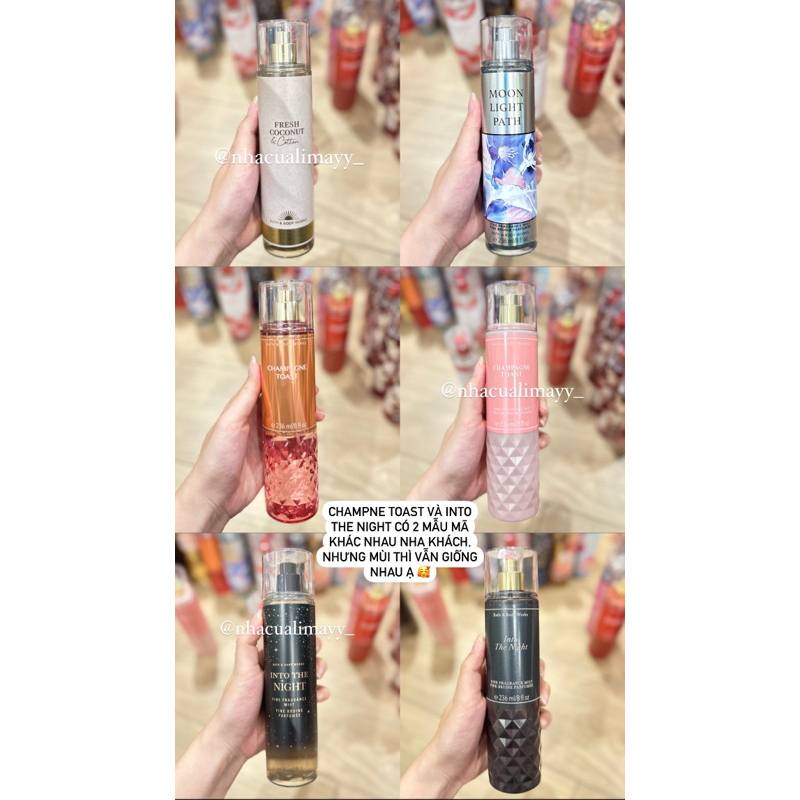 Xịt thơm toàn thân Bath&BodyWorks