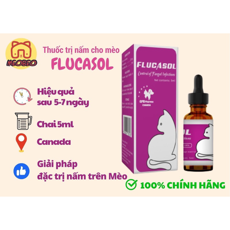 Flucasol 5m Sản phẩm na.mmm cho Mèo nhà bạn - GFB Pharma Canada