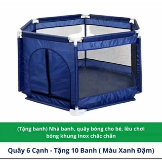 sale sốc quây bóng lục giác inox chắc chắn + 10 bóng nhựa