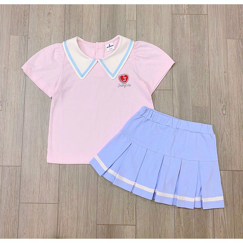 Set bộ xuất hàn bé gái kèm chân váy dư xịn sz 100-150